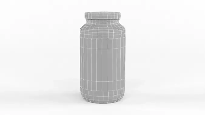 Organic Tomato Basil Pasta Sauce 3D model 7