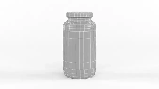 Organic Tomato Basil Pasta Sauce 3D model 6