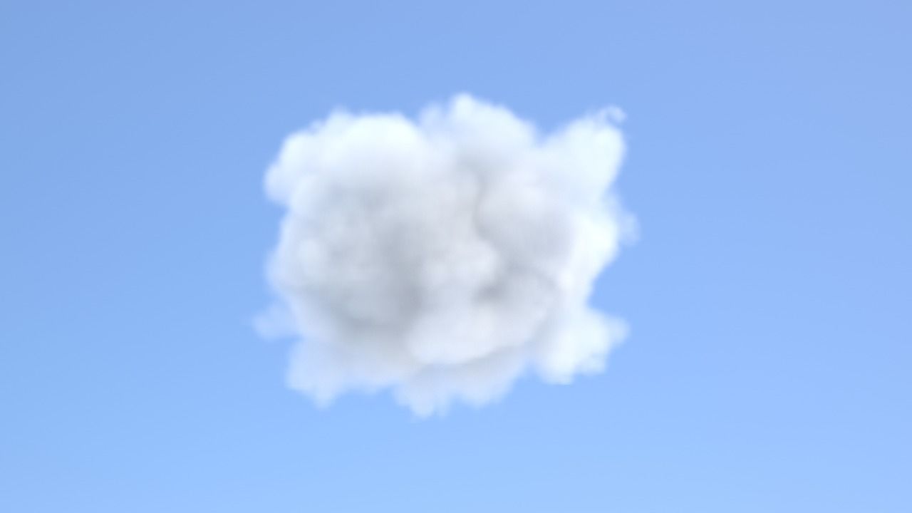 Volumetric Puff Clouds Collection 3D model_13