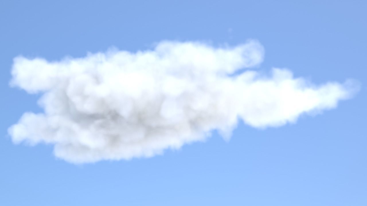 Volumetric Puff Clouds Collection 3D model_5
