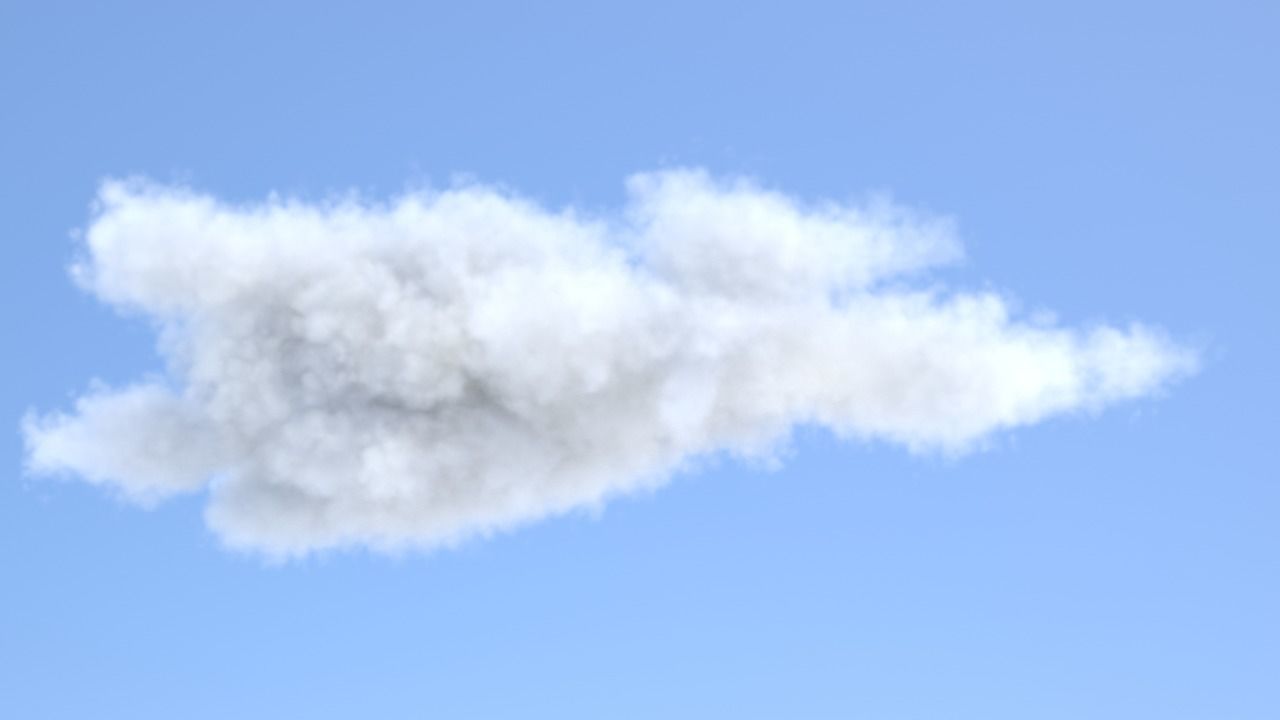 Volumetric Puff Clouds Collection 3D model_11