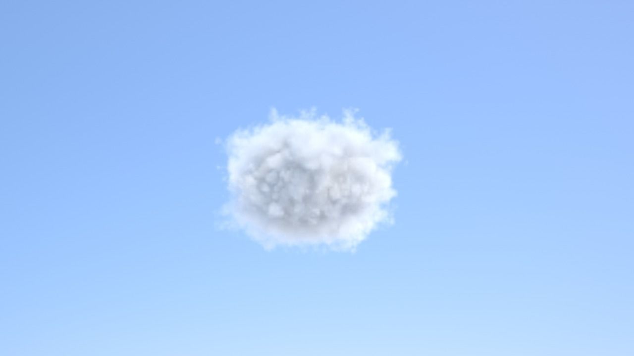 Volumetric Puff Clouds Collection 3D model_6