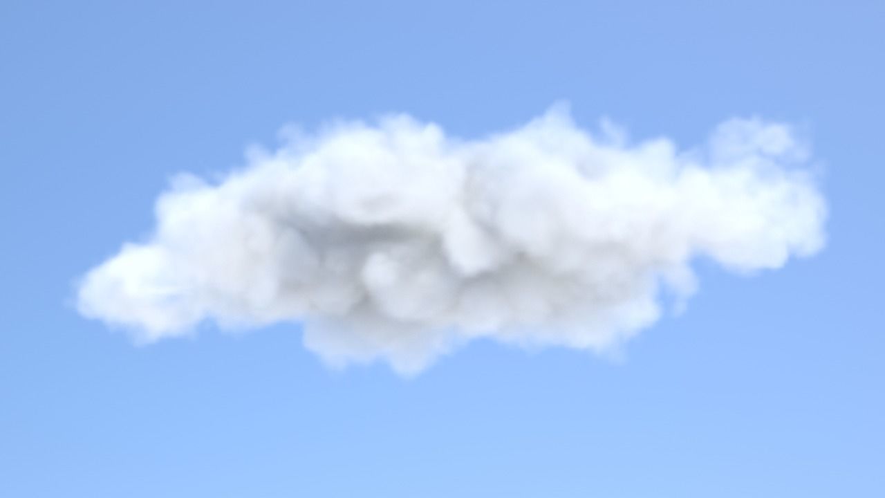 Volumetric Puff Clouds Collection 3D model_17