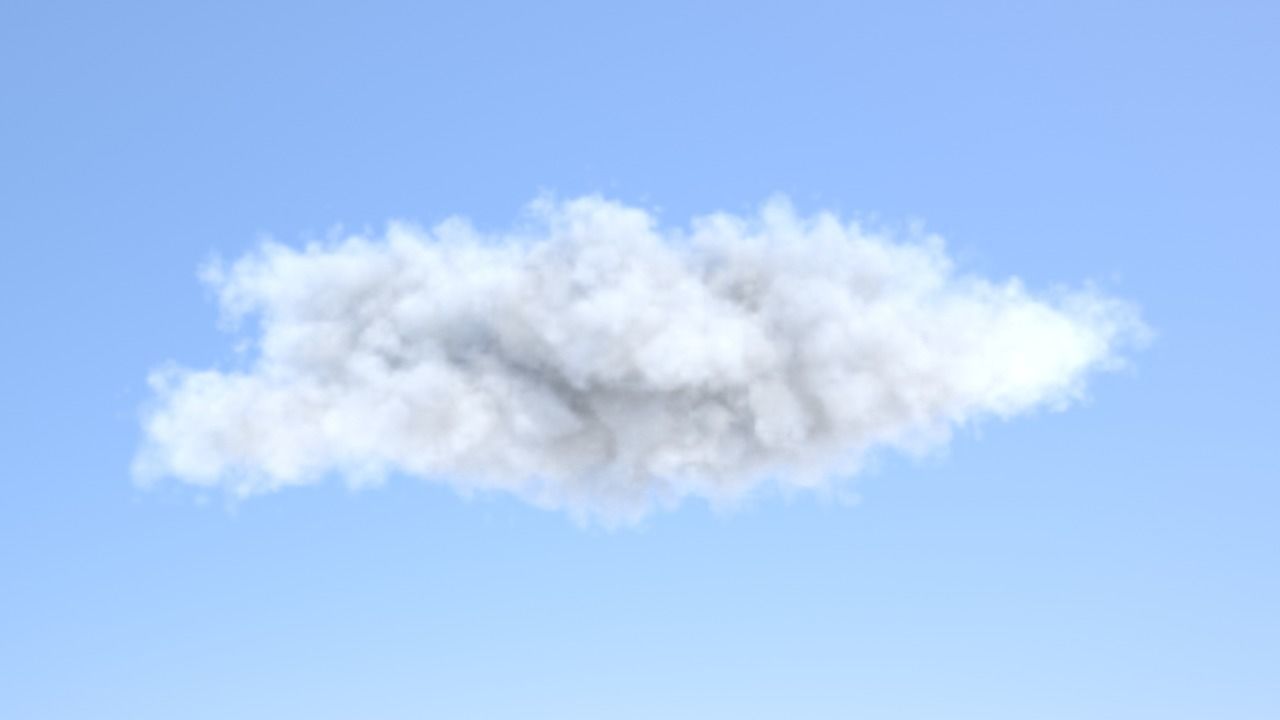 Volumetric Puff Clouds Collection 3D model_7
