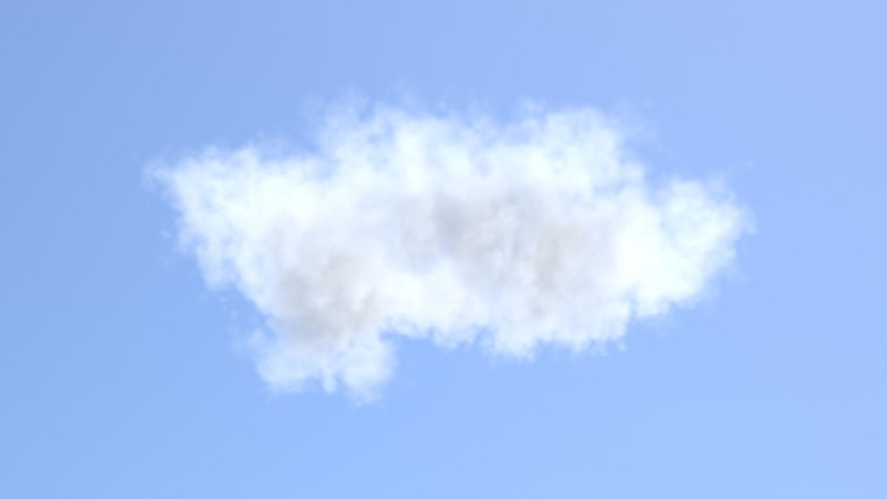 Volumetric Puff Clouds Collection 3D model_9