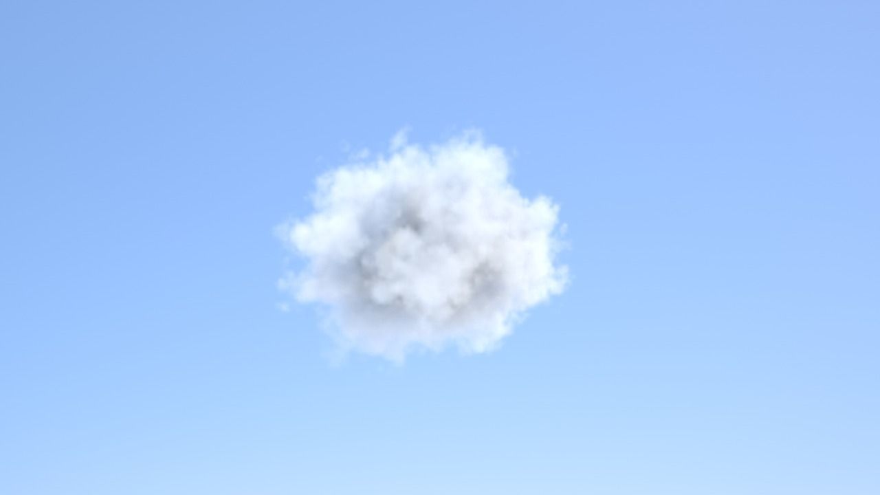 Volumetric Puff Clouds Collection 3D model_8