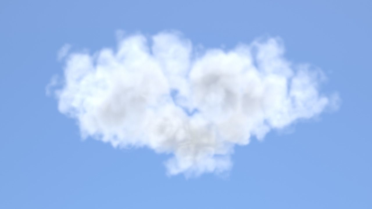 Volumetric Puff Clouds Collection 3D model_20