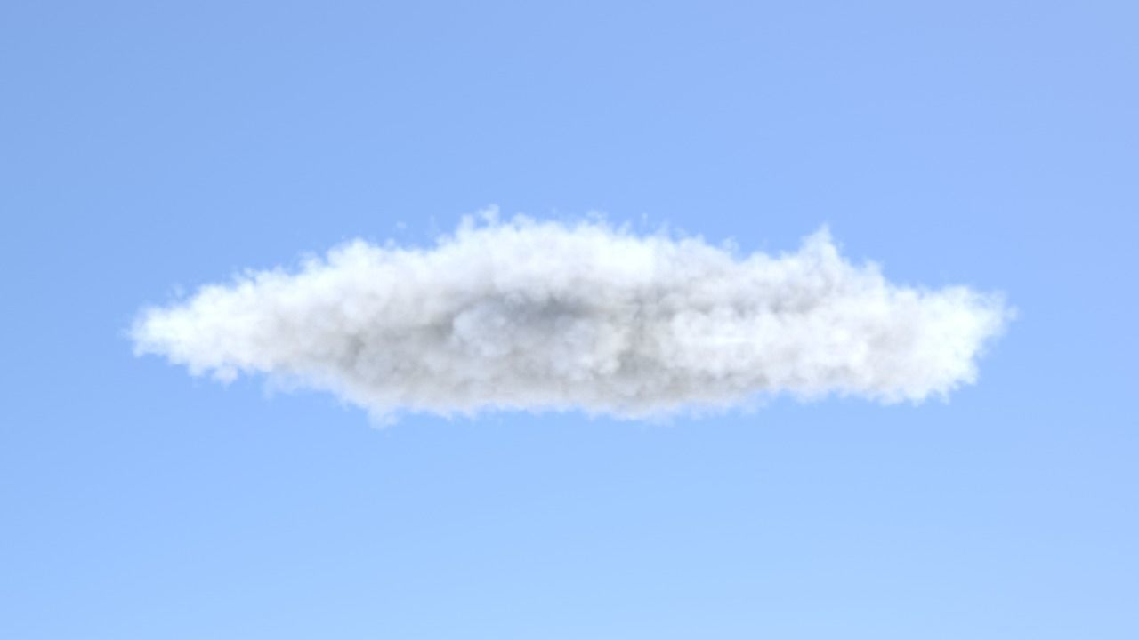 Volumetric Puff Clouds Collection 3D model_10