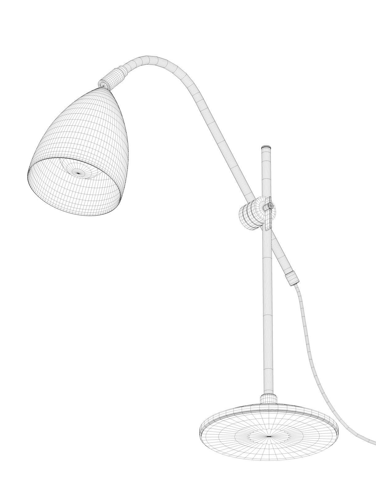 Joel Grande Table Lamp 3D model_5