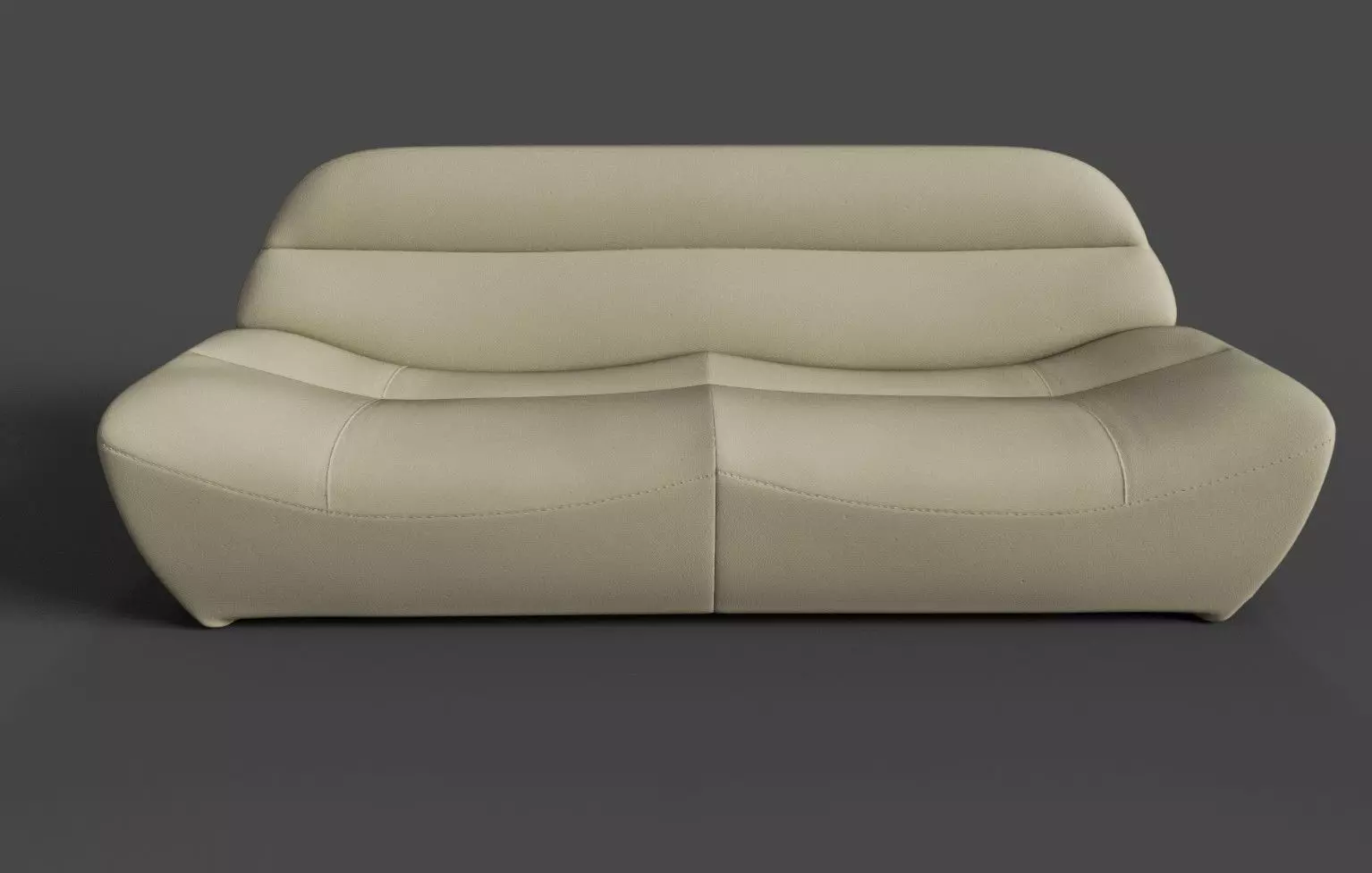 couch leather sofa Free low-poly 3D model
