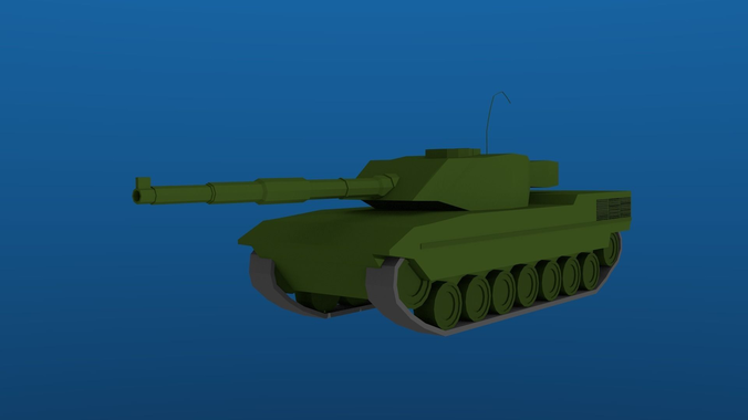 Low-Poly Tank