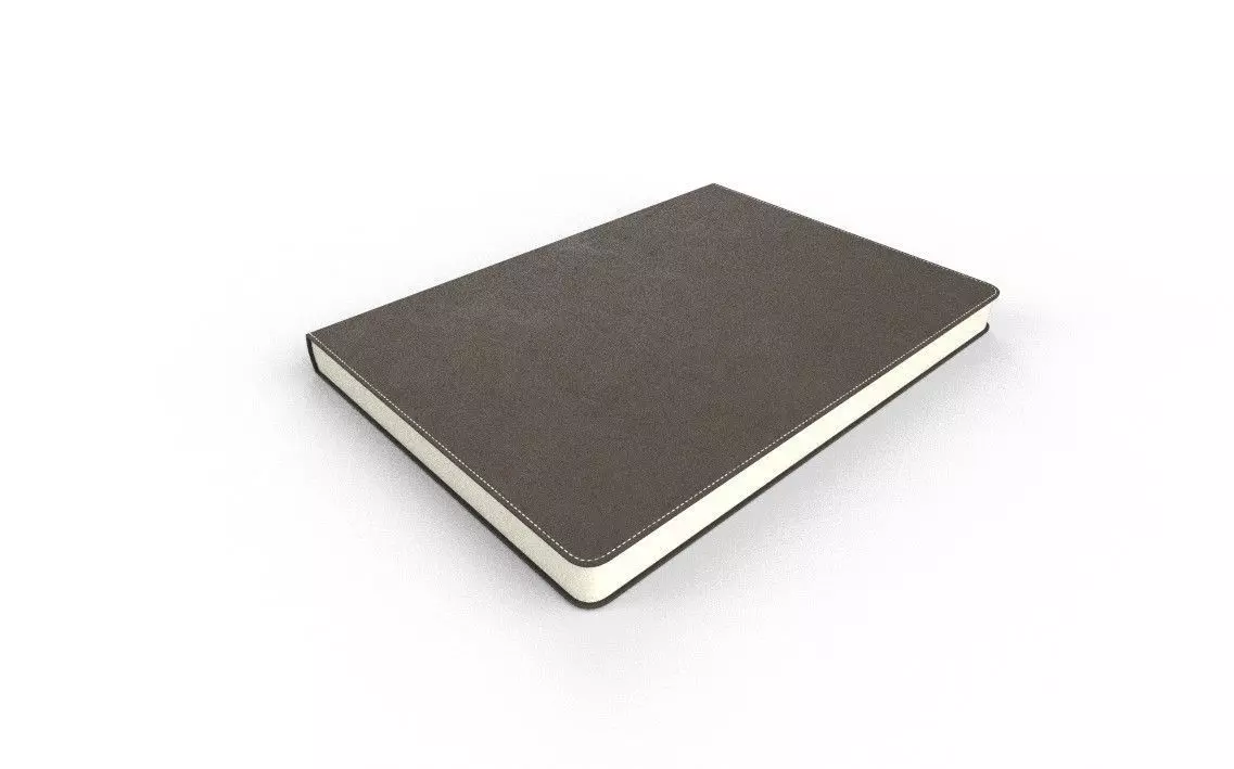 Notebook M01 Low-poly 3D model