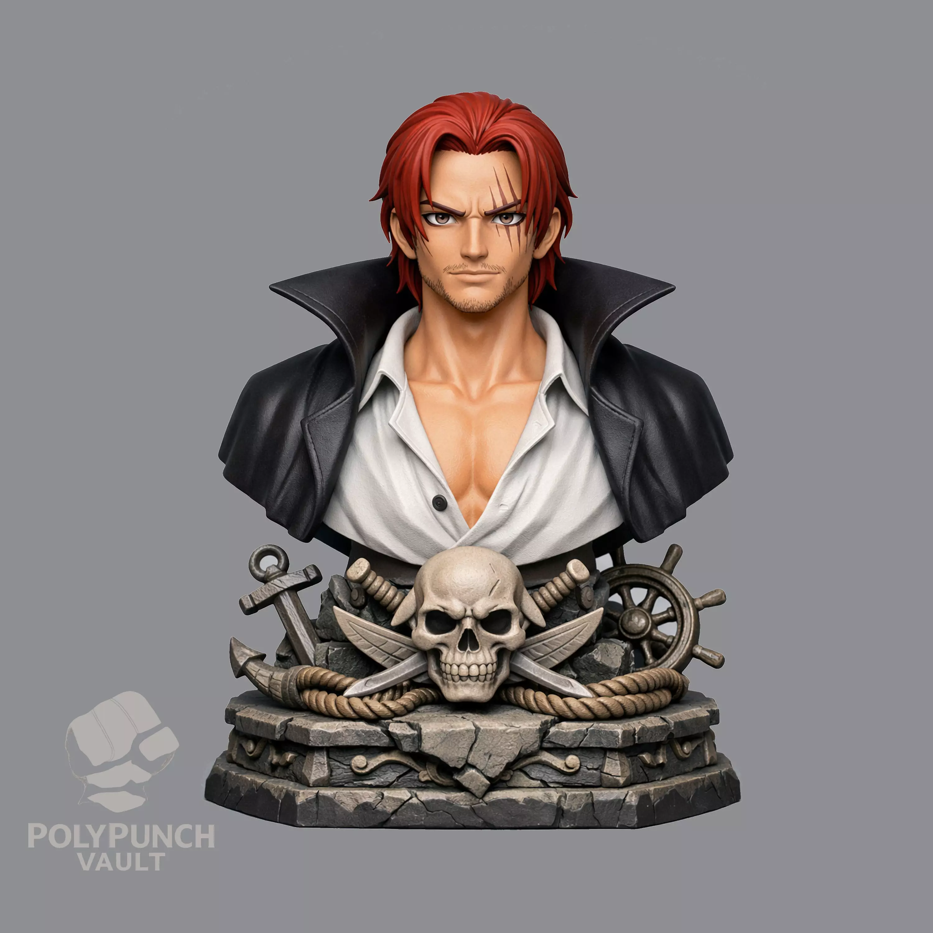 Shanks Bust 3D print model