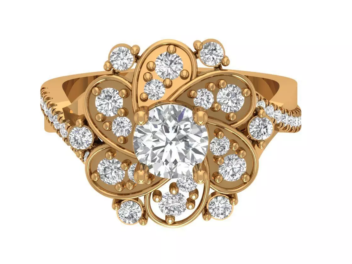 Vintage Ring 3D print model