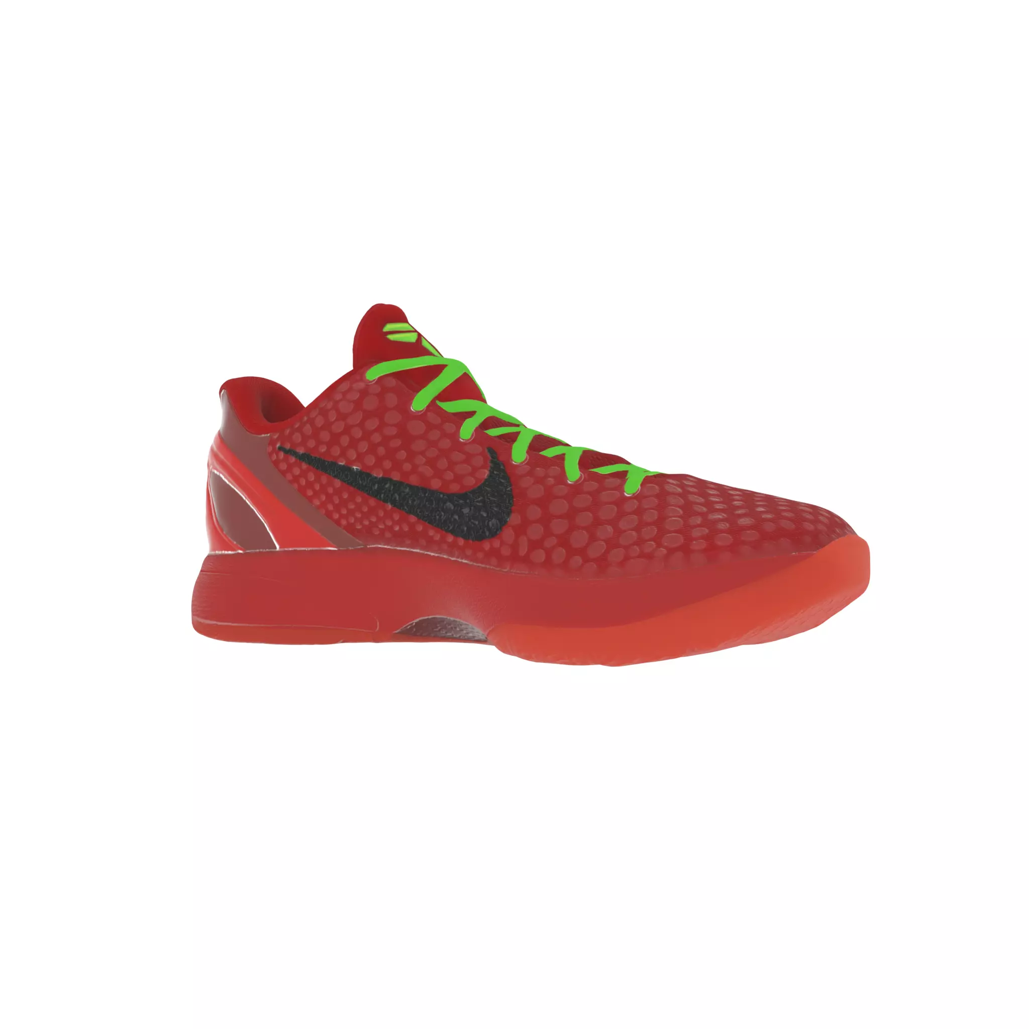 3D model Nike Kobe 6 Protro Reverse-Grinch VR / AR / low-poly