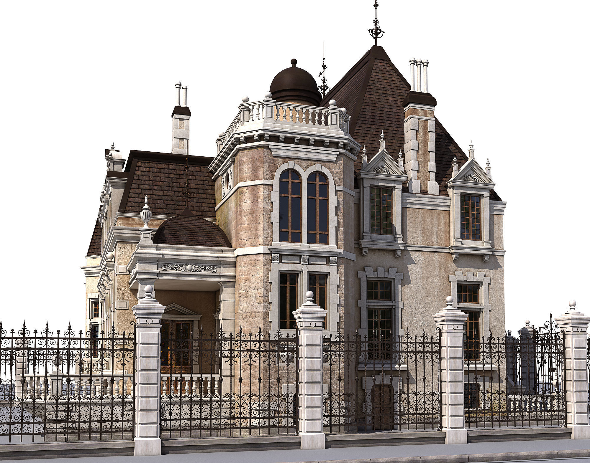 Old house 3D model_5