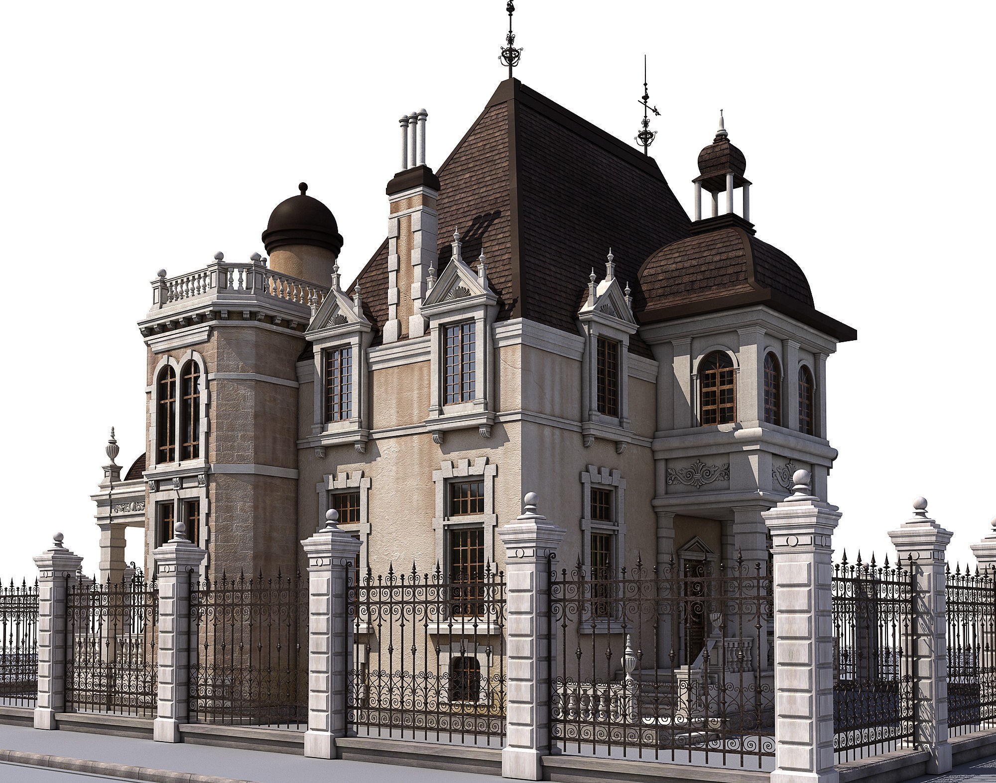 Old house 3D model_2