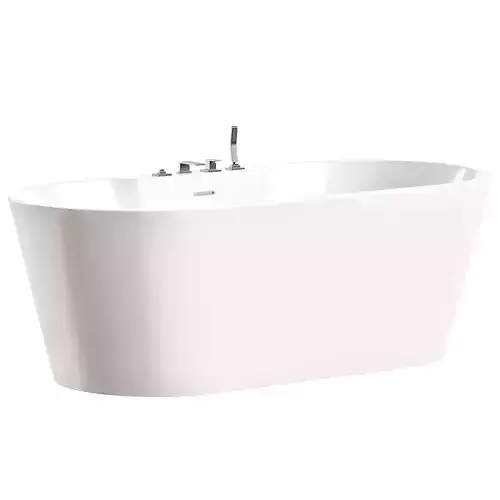 Akrilovaya Vanna Abber Bathtub Low-poly 3D model 5