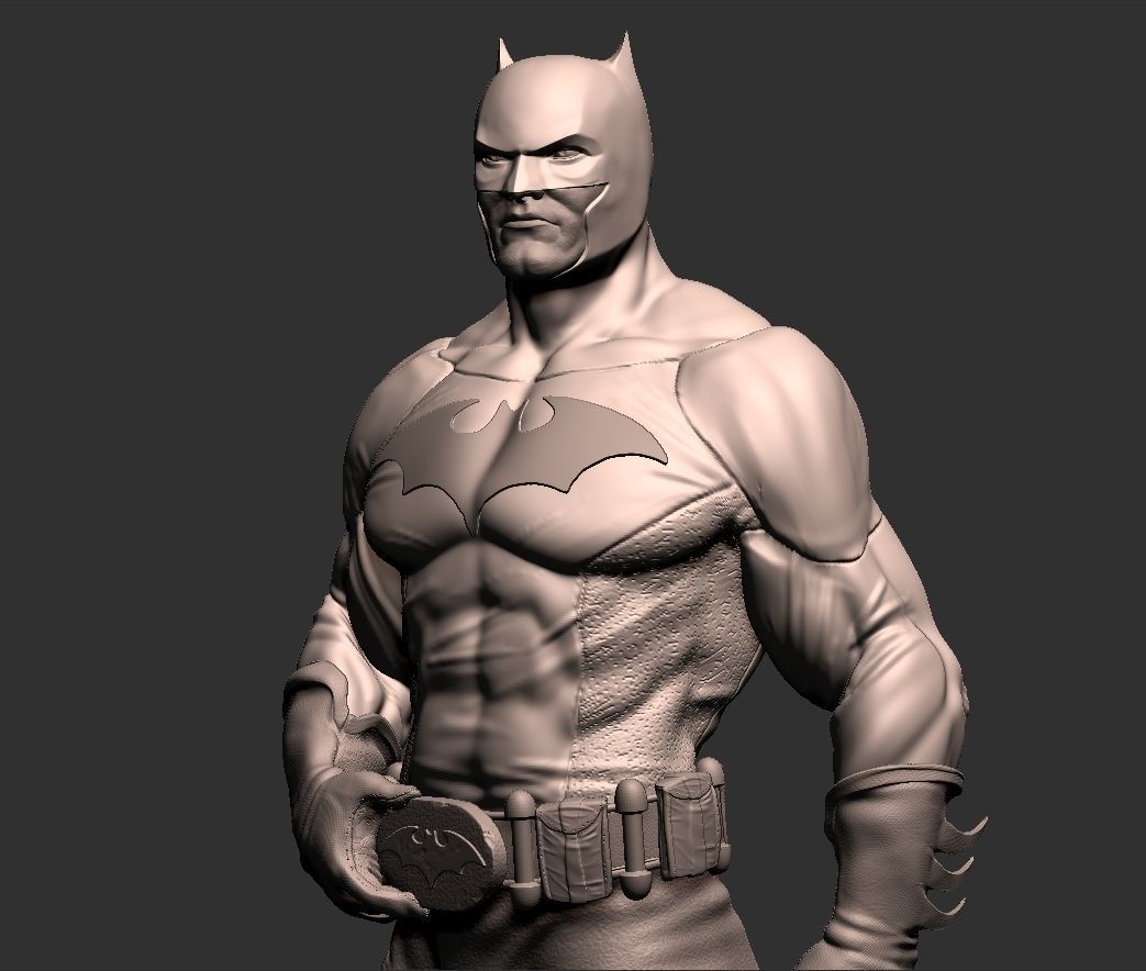 Batman Figure Posed by Evil Raz 3D model_2