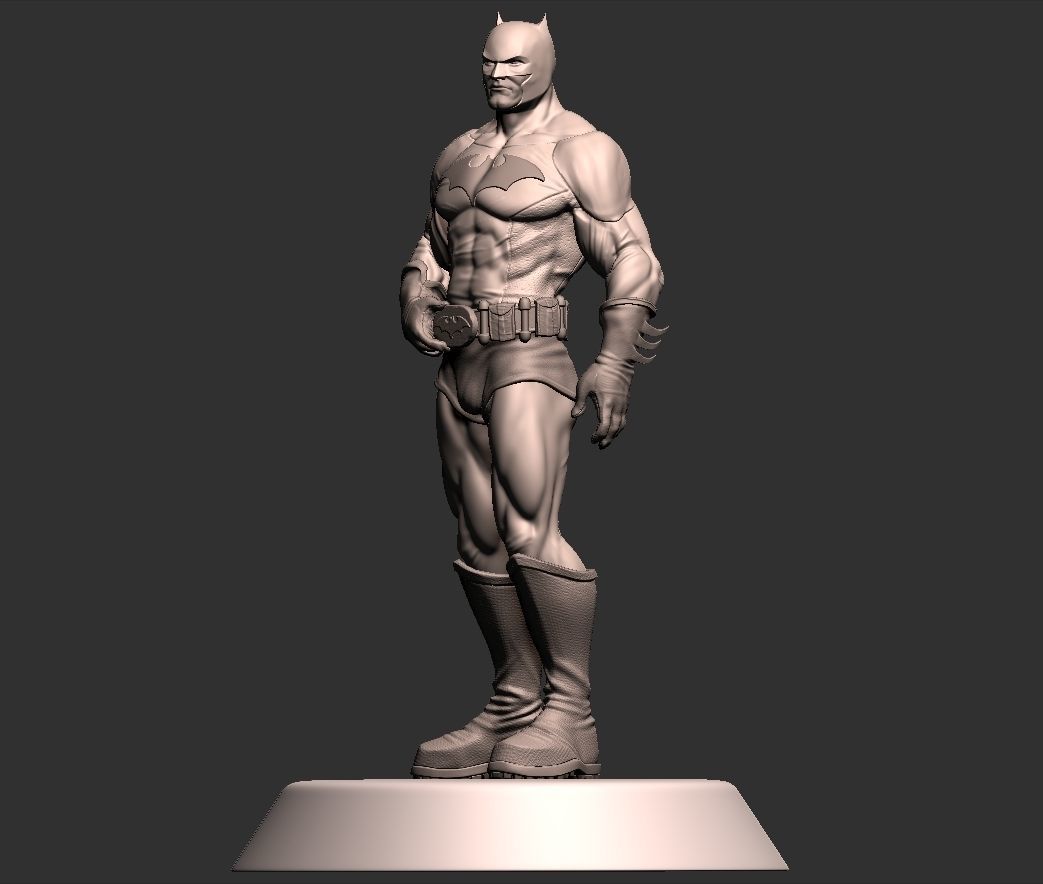 Batman Figure Posed by Evil Raz 3D model_3