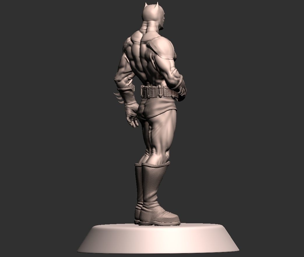 Batman Figure Posed by Evil Raz 3D model_6