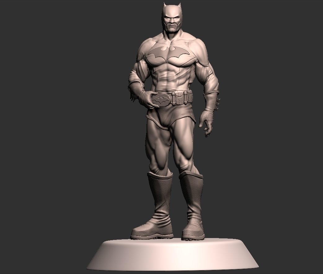 Batman Figure Posed by Evil Raz 3D model_4