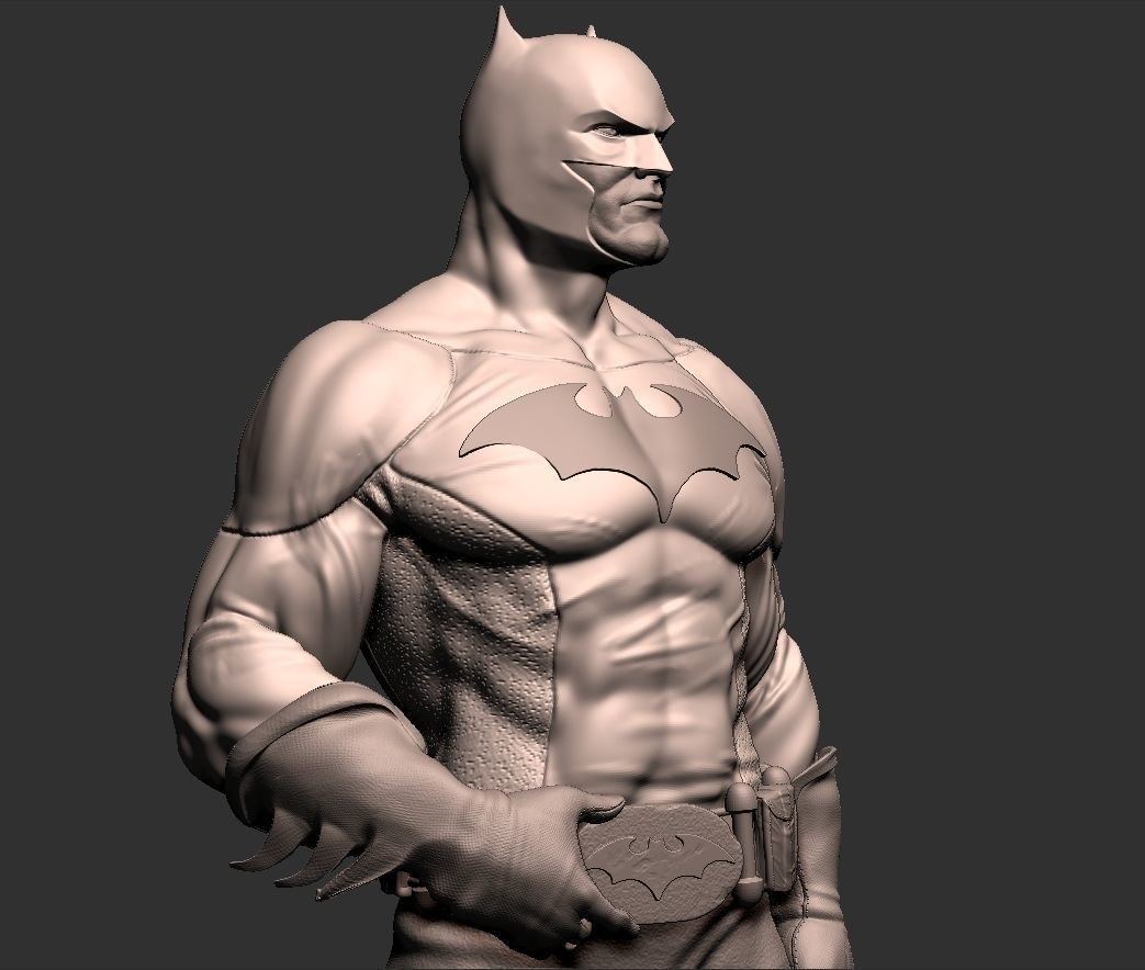 Batman Figure Posed by Evil Raz 3D model_1