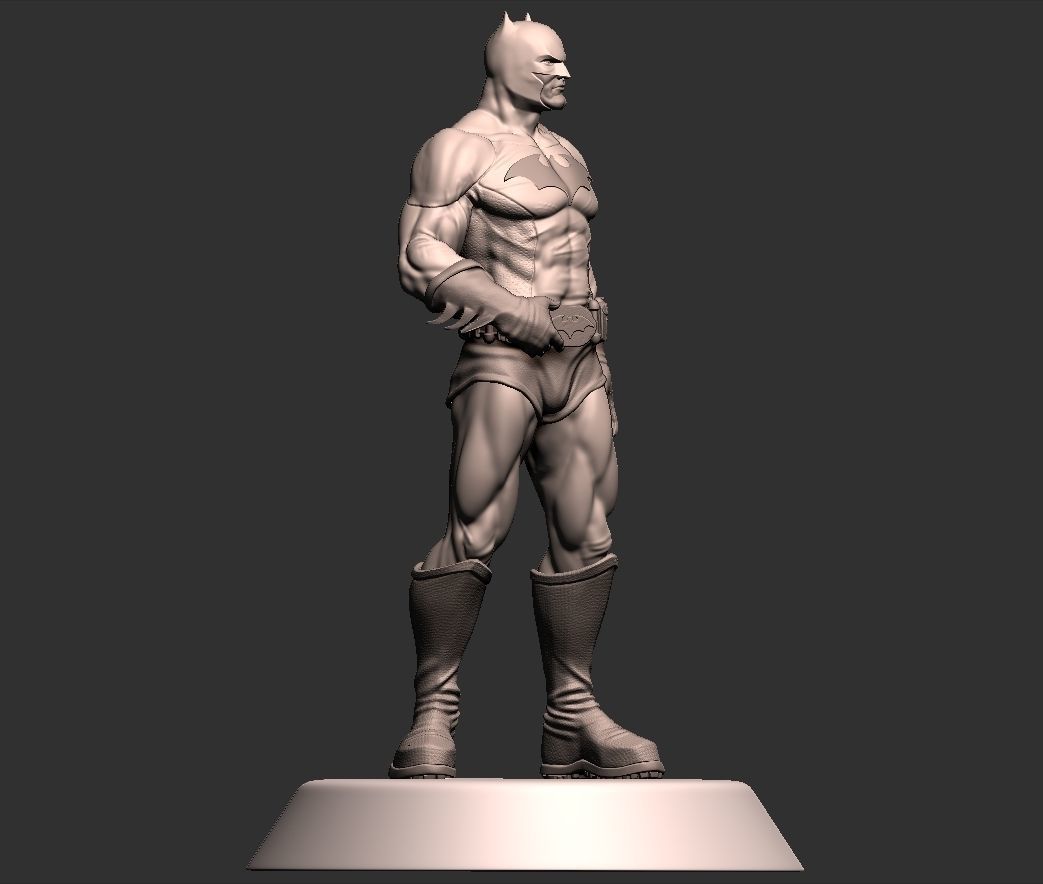 Batman Figure Posed by Evil Raz 3D model_5