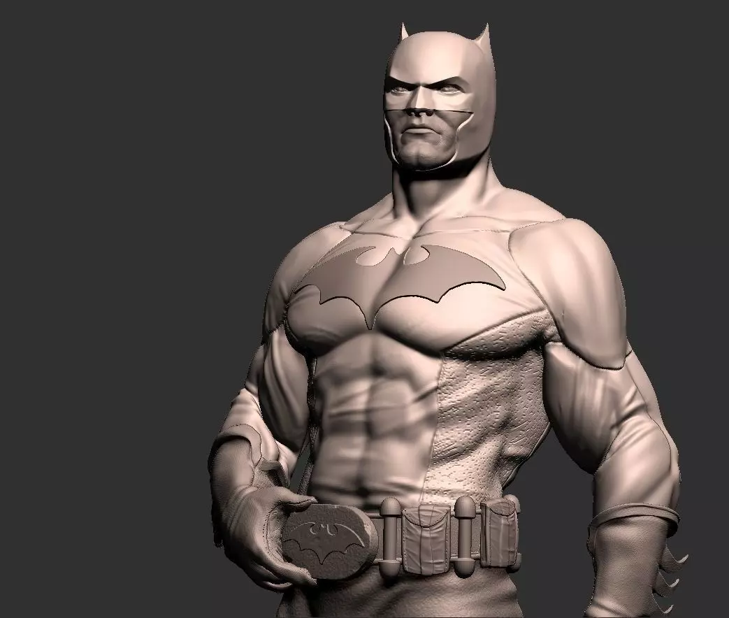 Batman Figure Posed by Evil Raz 3D model_0