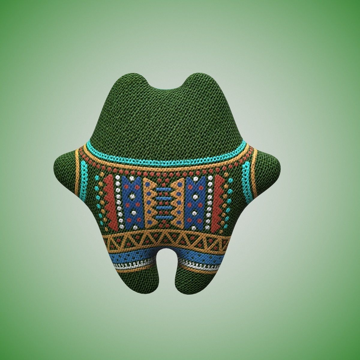 Toy Frog PBR Low-poly 3D model_4