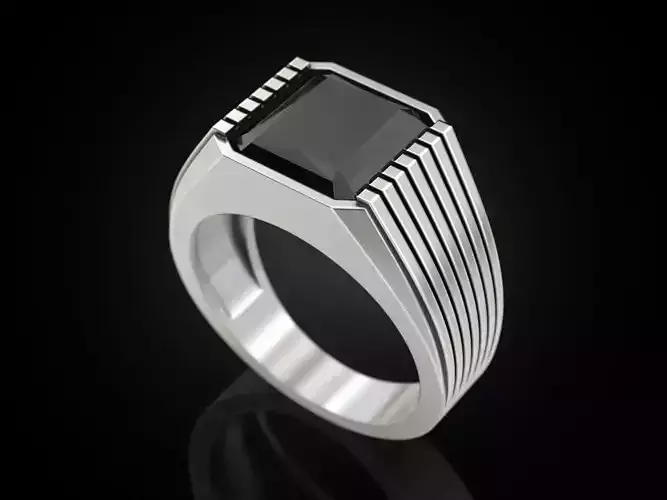Man ring 3D print model