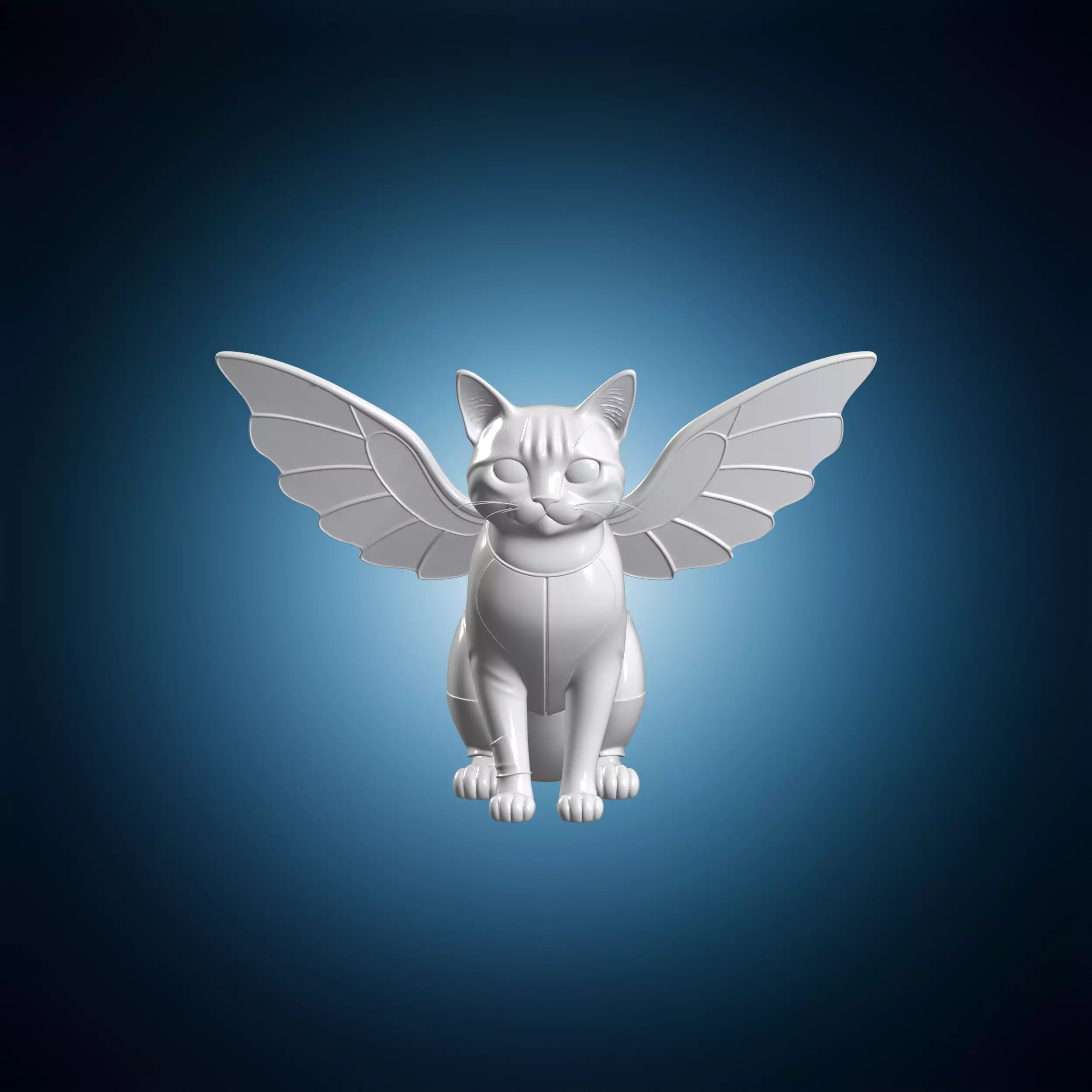 Mystical Cat 3D Print Model 3D print model