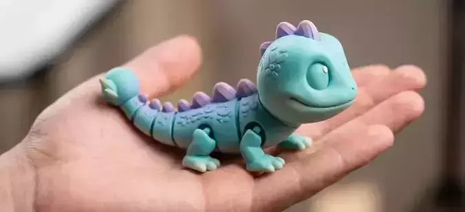 Cute Lizard Static Toy
