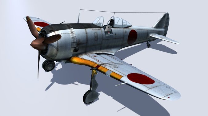 Nakajima Ki-44 shoki 3D model