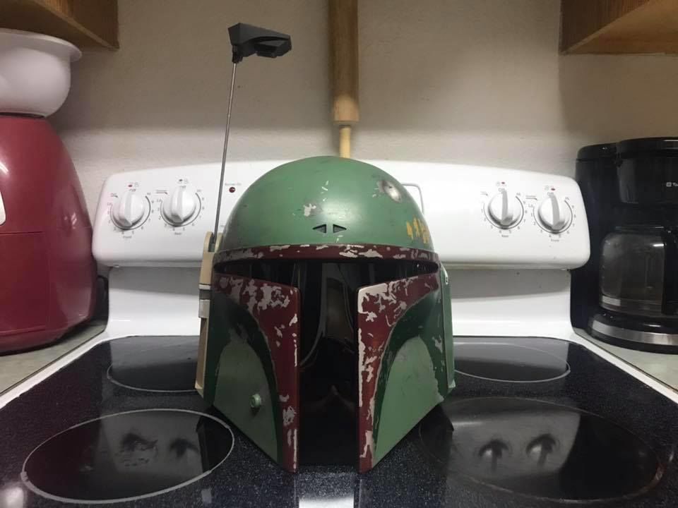 Boba Fett 3D Printable Helmet 3D print model_1