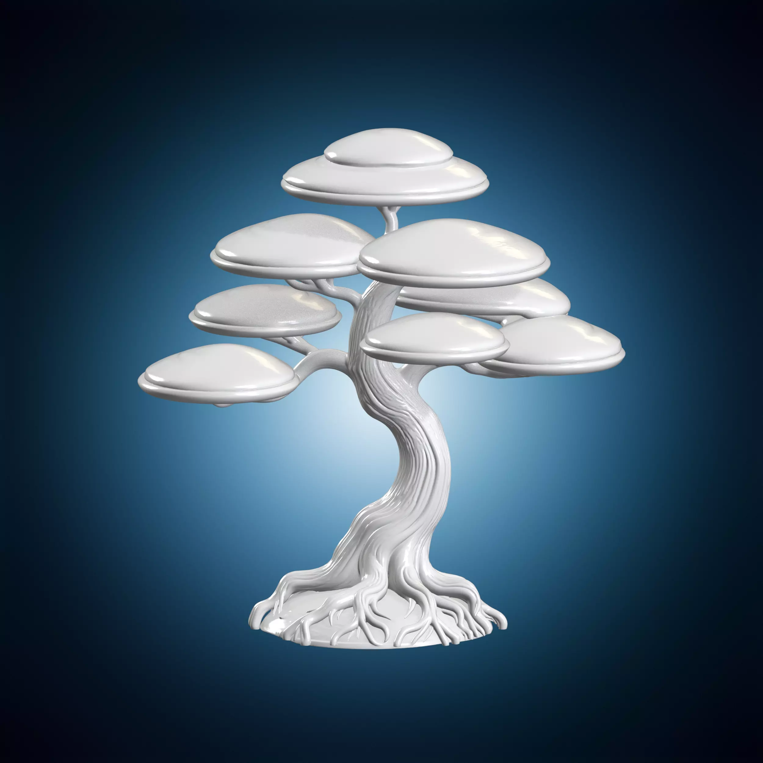 Bonsai Tree Sculpture 3D Print Model 3D print model