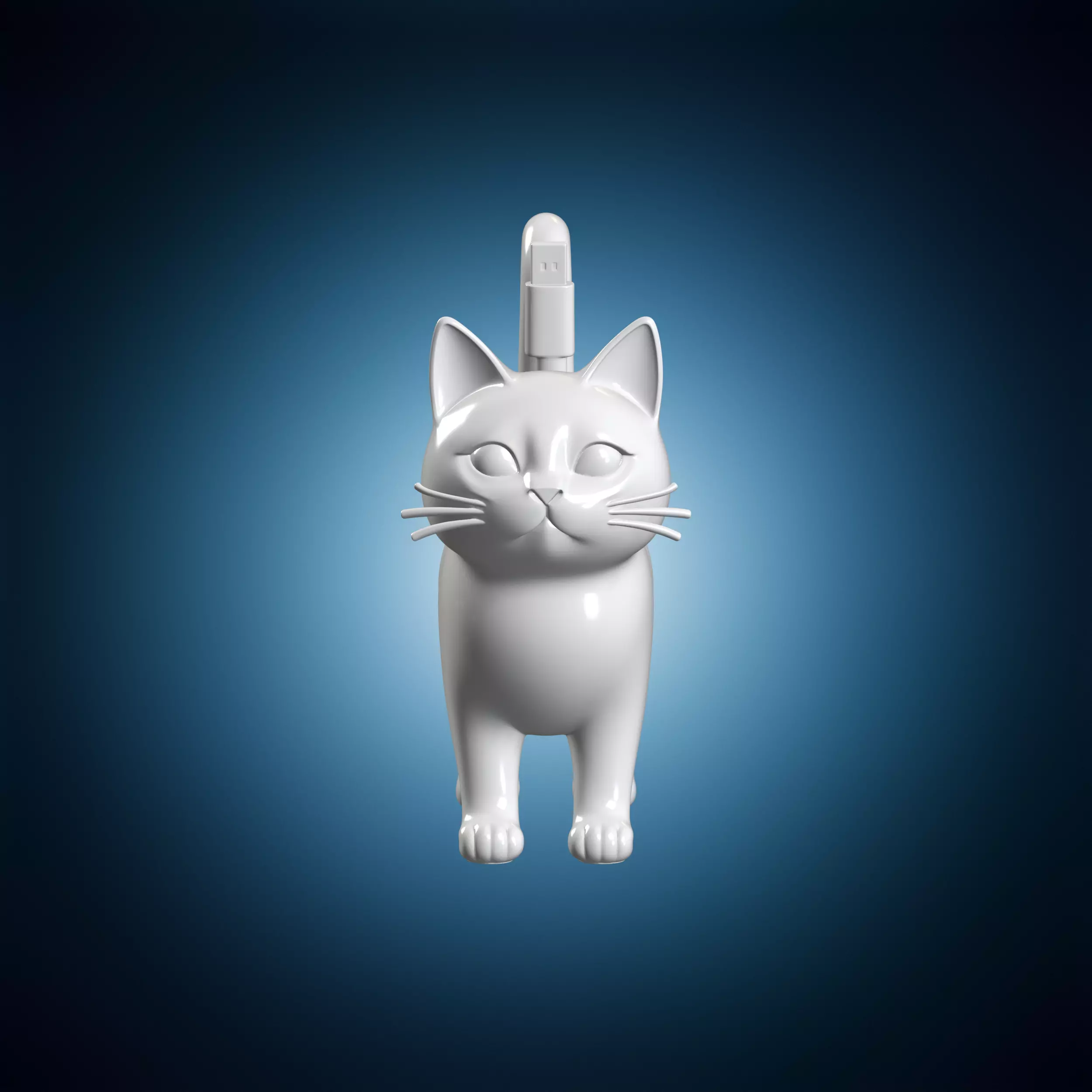 Cat Cable Manager 3D Print Model 3D print model