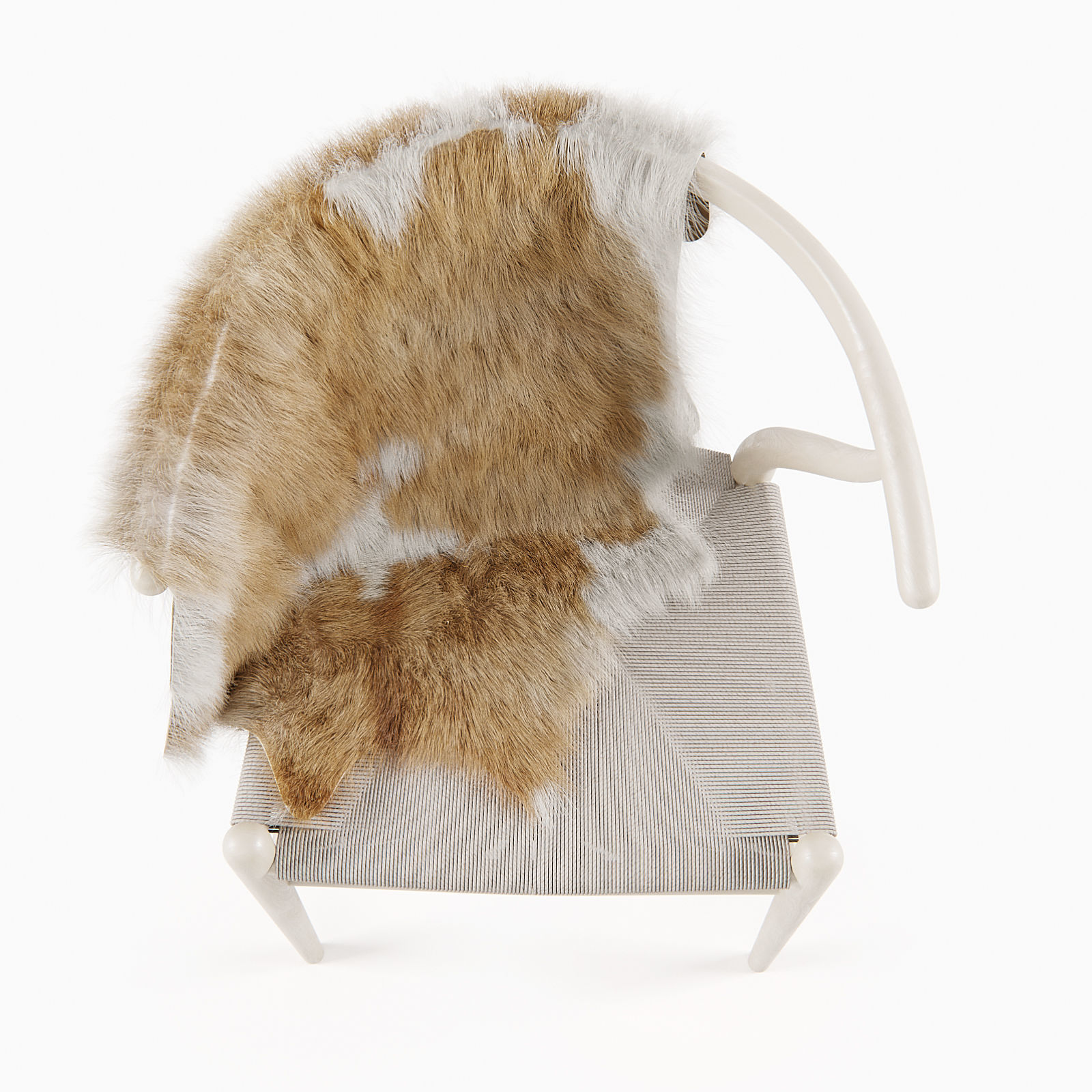 CH24 WISHBONE CHAIR 3D model_2