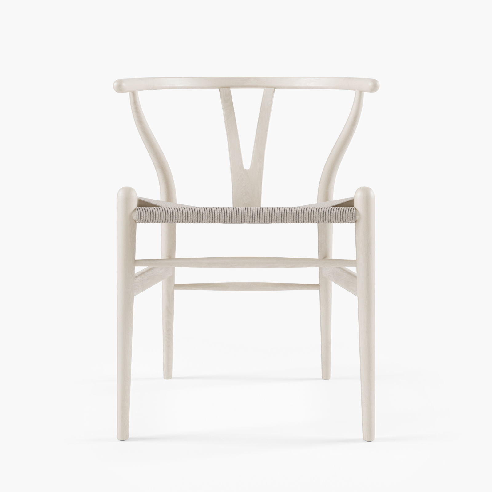 CH24 WISHBONE CHAIR 3D model_4