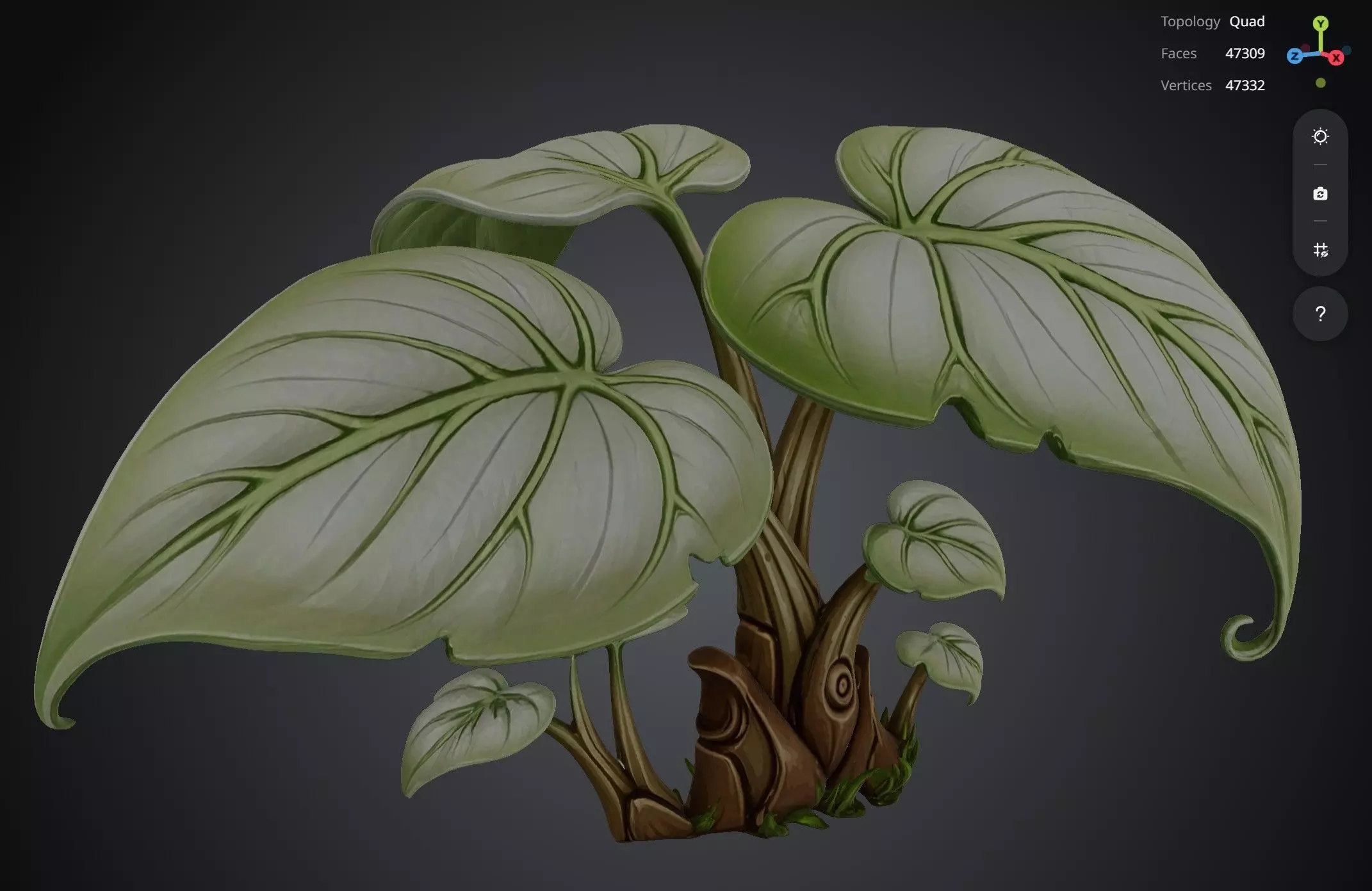Green Leaf 3D model
