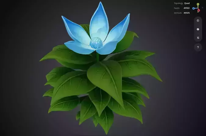 flower from avatar 3D model animated | CGTrader