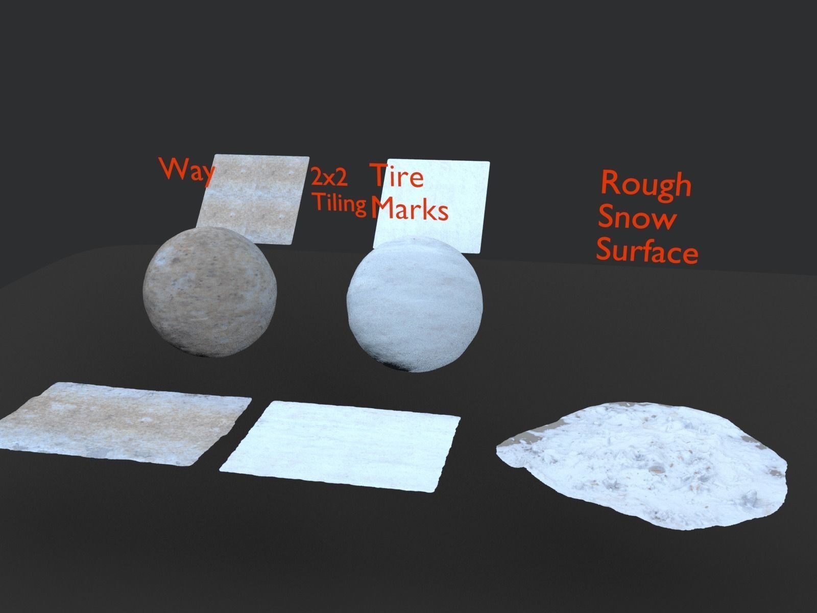 Winter Pack Low-poly 3D model_5