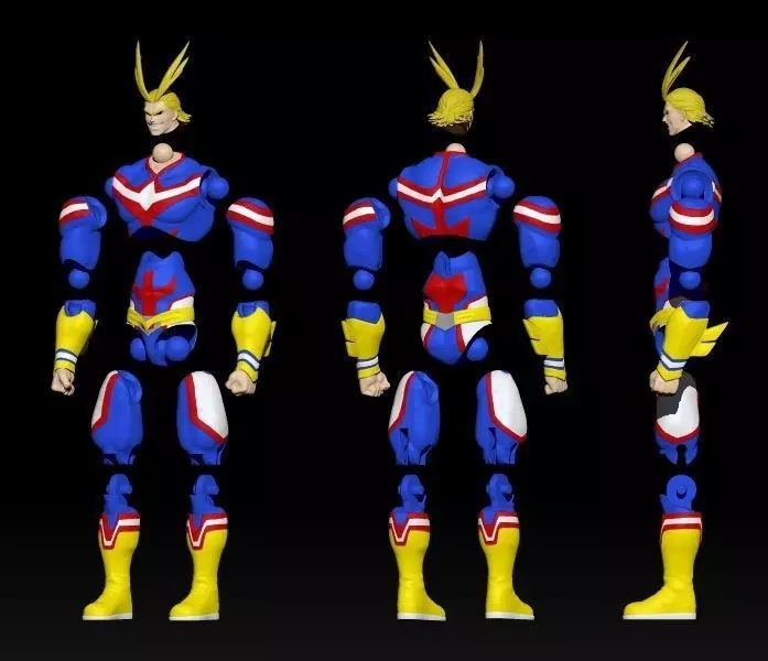 All Might - Articulado 3D print model