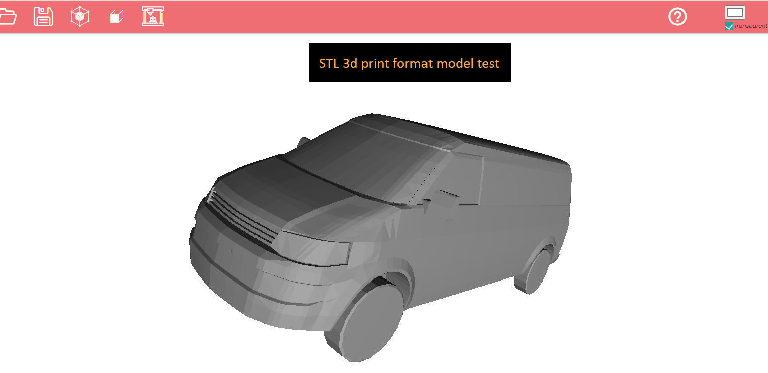 Transporter European  design panel van low poly Low-poly 3D model_10