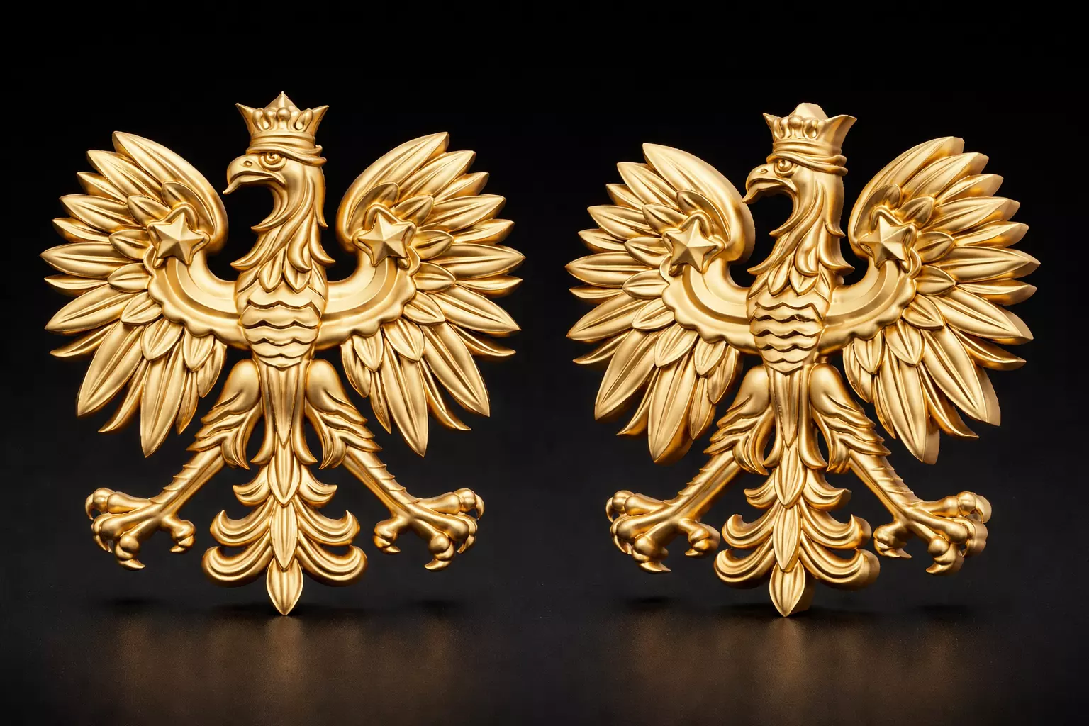 Double Eagle Pendant - Jewelry STL Model 3D print model