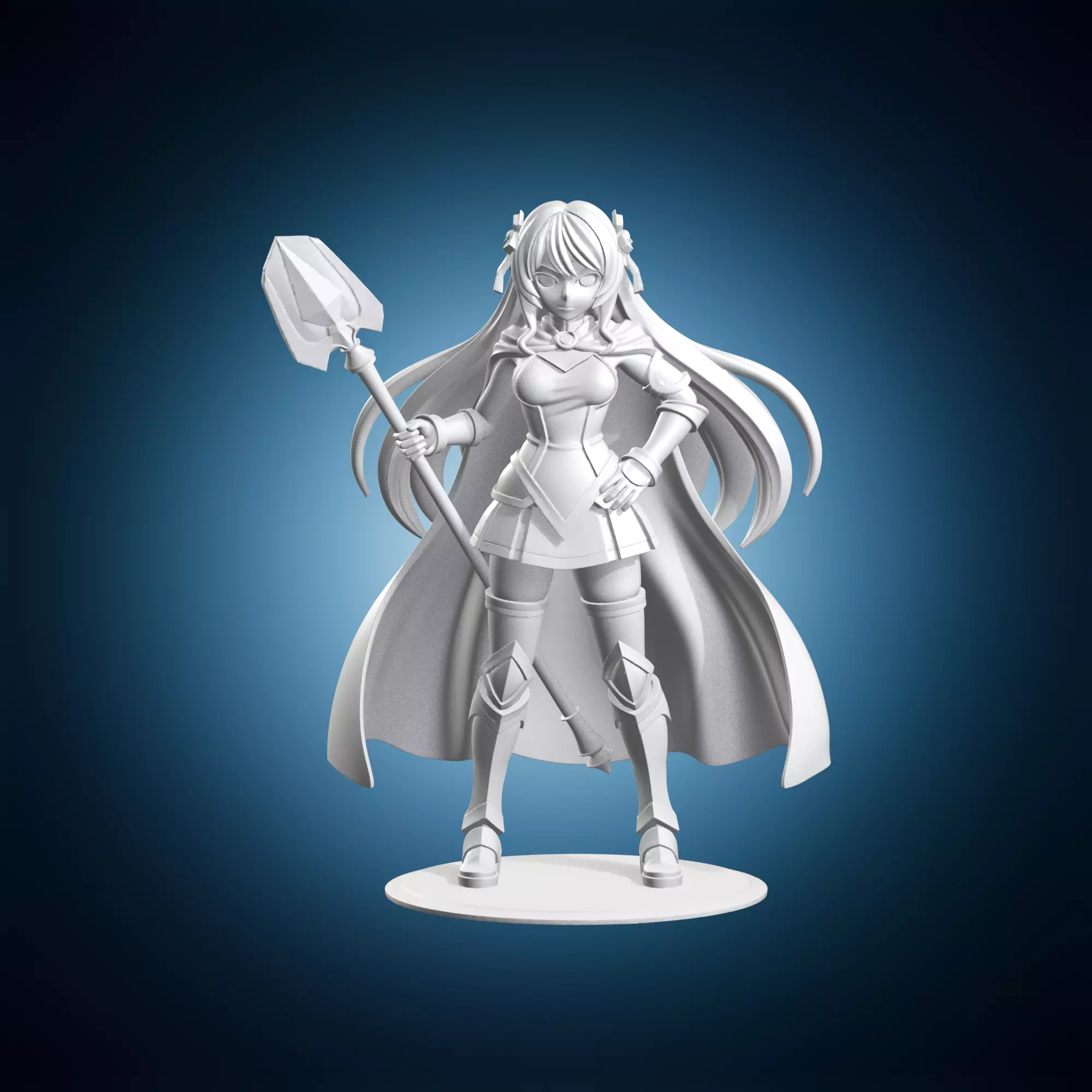 Lin Ling To Be Hero X Heroine Statue 3D print model