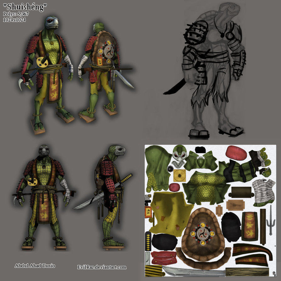 Shuisheng A World of Warcraft Entry by Evil Raz Low-poly 3D model_5