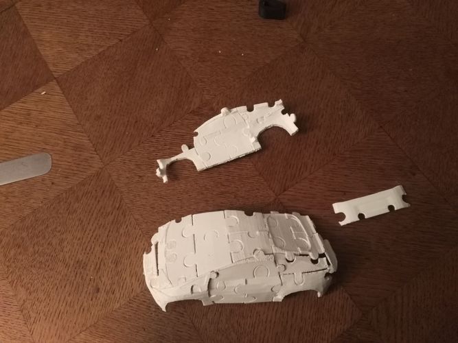 Car Puzzle AAA 3D print model 3