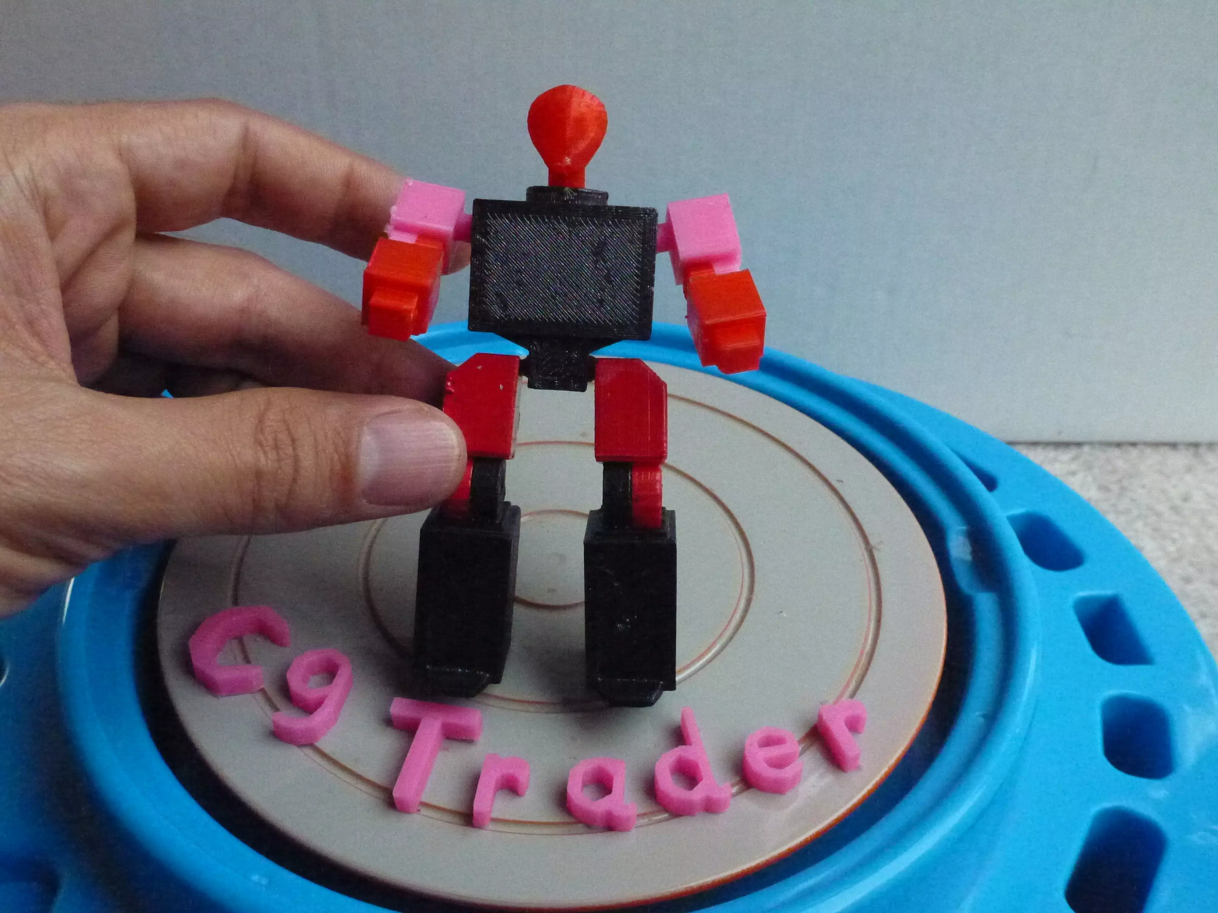Radio Robot AAA 3D print model_0