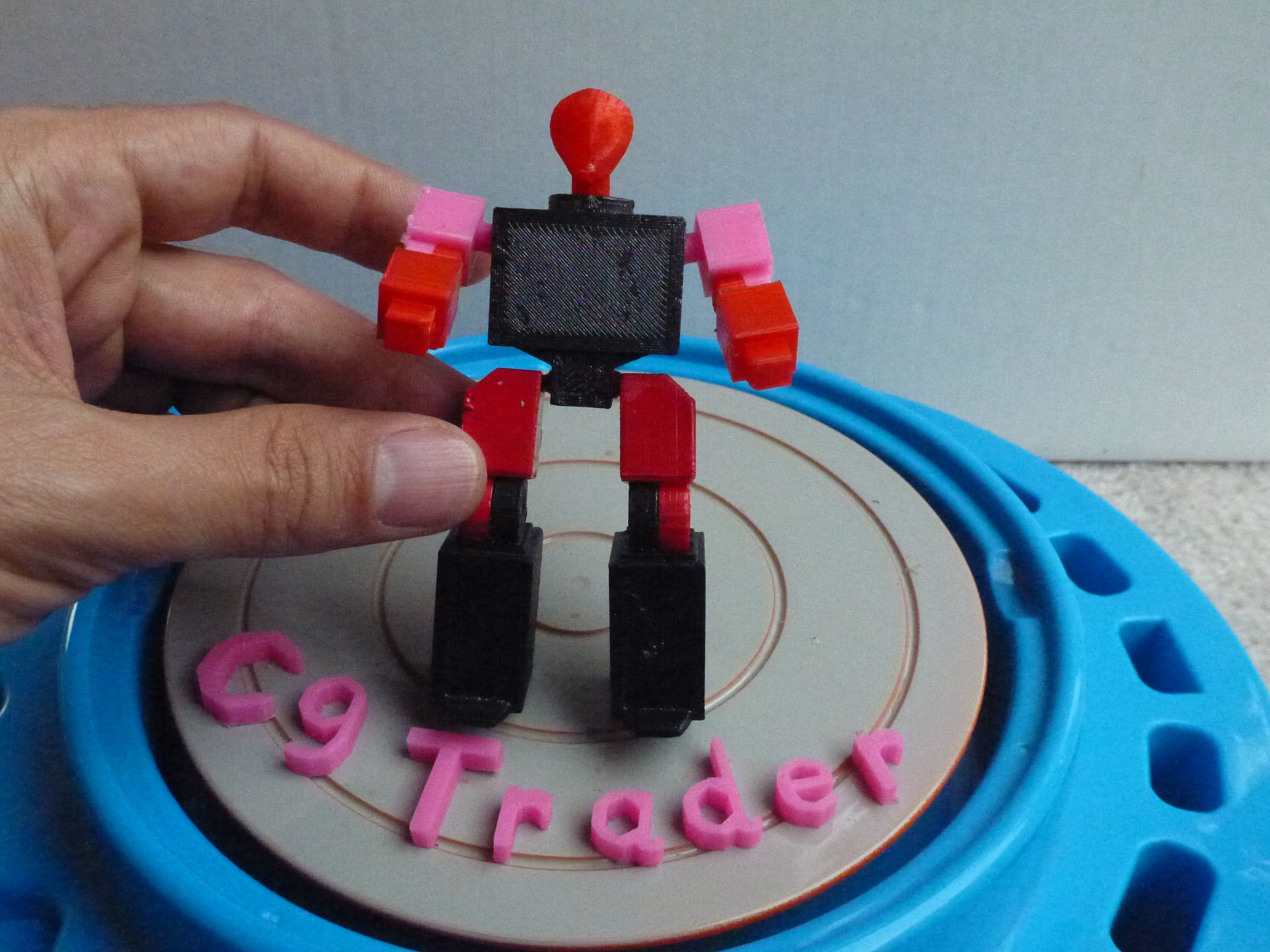 Radio Robot AAA 3D print model_30